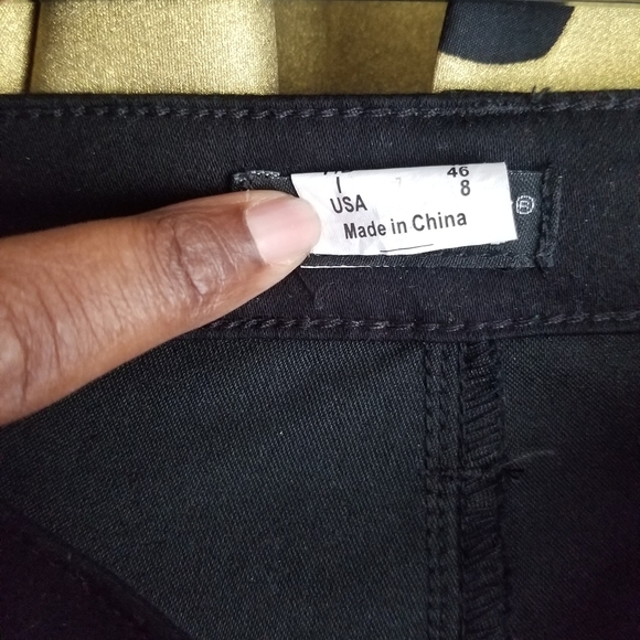 VENUS Black Sequin Skinny Jeans - Picture 4 of 6